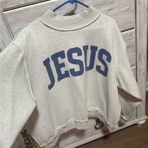 Reversible Mockneck Sweatshirt